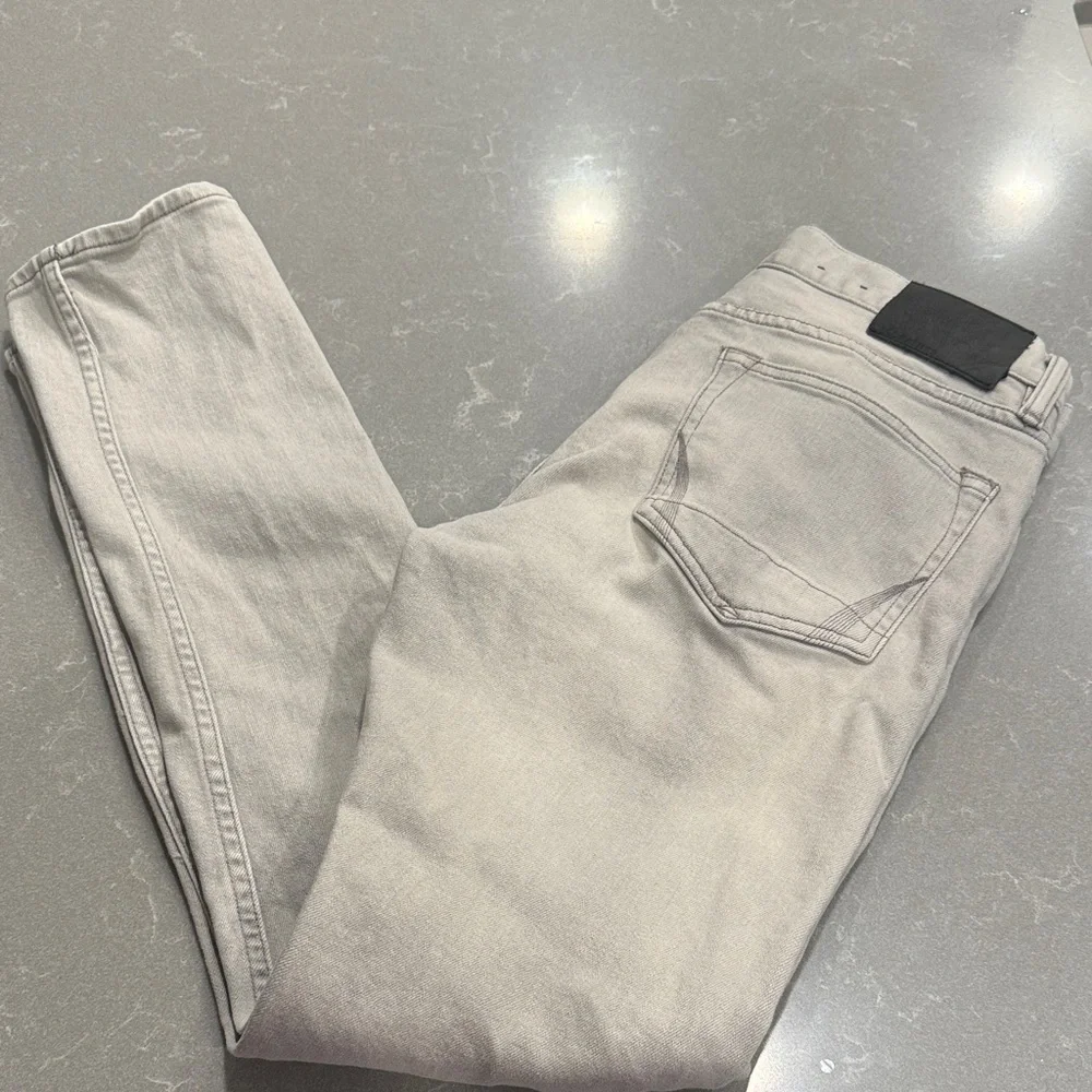 AllSaints Men's Skinny Jeans in Light Gray